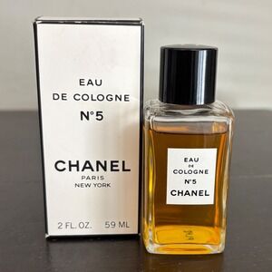 Vintage Chanel No 5 | Eau de Cologne | 2 Fl Oz |‎ Splash W Box | Paris New York